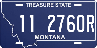 MT license plate 112760R