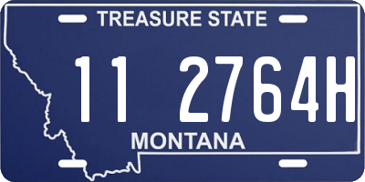 MT license plate 112764H