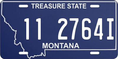 MT license plate 112764I