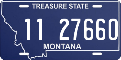 MT license plate 112766O