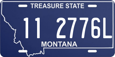 MT license plate 112776L