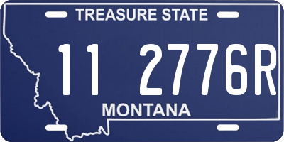 MT license plate 112776R