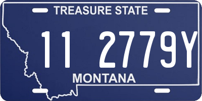 MT license plate 112779Y