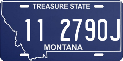 MT license plate 112790J