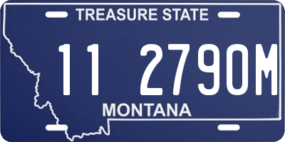 MT license plate 112790M