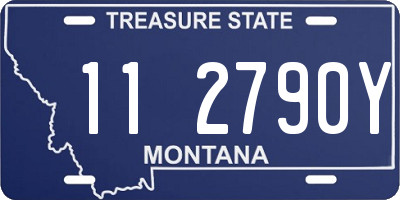 MT license plate 112790Y