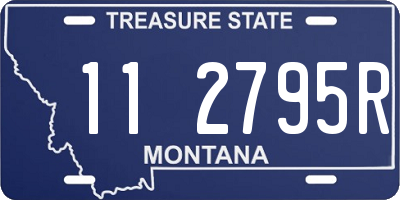 MT license plate 112795R