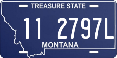 MT license plate 112797L