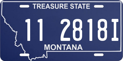 MT license plate 112818I