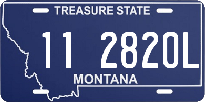 MT license plate 112820L