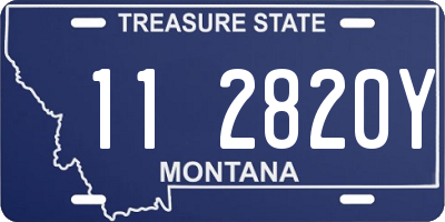 MT license plate 112820Y