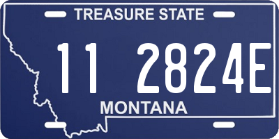 MT license plate 112824E