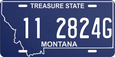 MT license plate 112824G