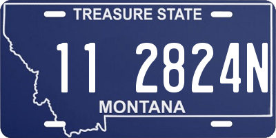 MT license plate 112824N