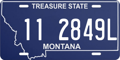 MT license plate 112849L