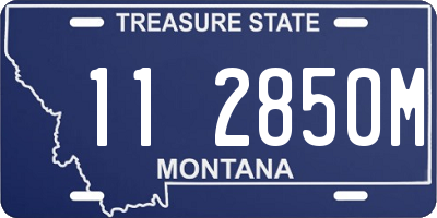 MT license plate 112850M