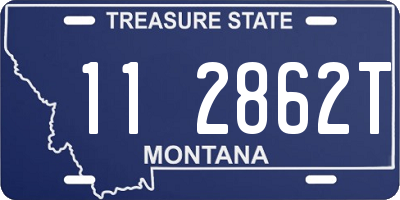 MT license plate 112862T