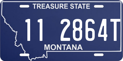 MT license plate 112864T