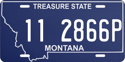 MT license plate 112866P