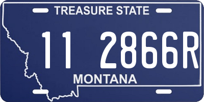 MT license plate 112866R