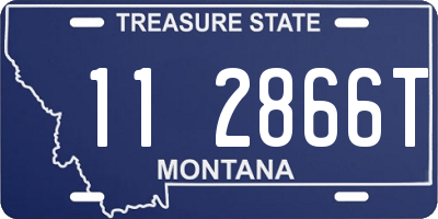 MT license plate 112866T
