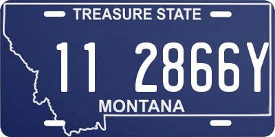 MT license plate 112866Y