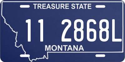 MT license plate 112868L