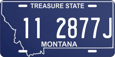 MT license plate 112877J