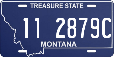 MT license plate 112879C