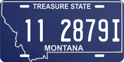 MT license plate 112879I