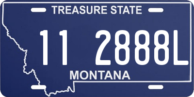 MT license plate 112888L