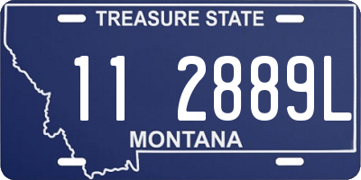 MT license plate 112889L