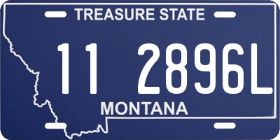 MT license plate 112896L