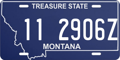 MT license plate 112906Z