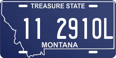 MT license plate 112910L