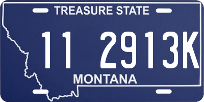 MT license plate 112913K