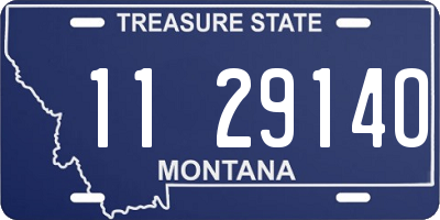 MT license plate 112914O