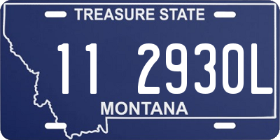 MT license plate 112930L