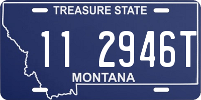 MT license plate 112946T