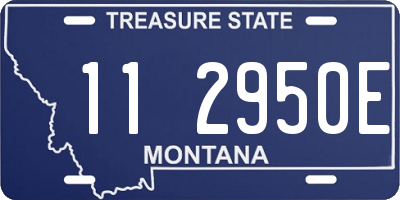 MT license plate 112950E