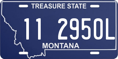 MT license plate 112950L