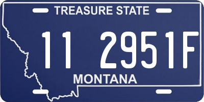 MT license plate 112951F