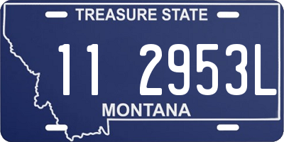 MT license plate 112953L