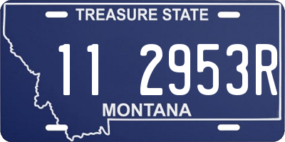 MT license plate 112953R