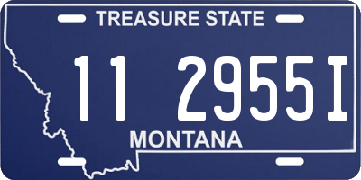 MT license plate 112955I