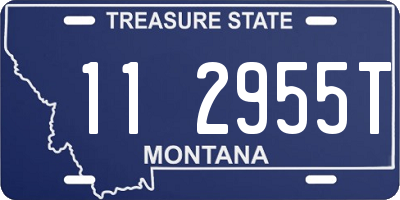 MT license plate 112955T