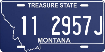 MT license plate 112957J