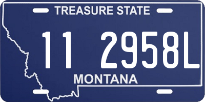 MT license plate 112958L