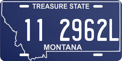 MT license plate 112962L