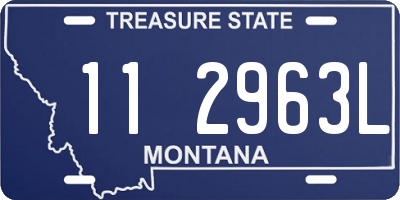 MT license plate 112963L